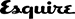 Esquire logo, US magazine